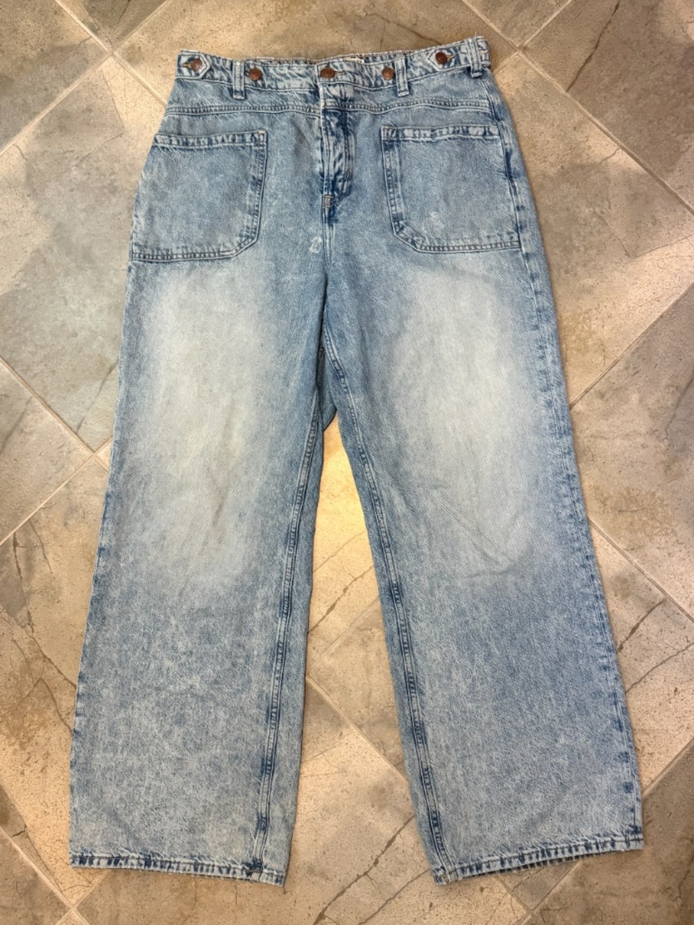 We the Free Palmer Cuffed Baggy Jeans - Picture 3 of 5